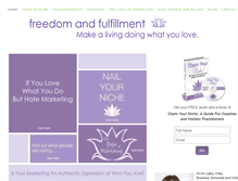Tablet Screenshot of freedomandfulfillment.com
